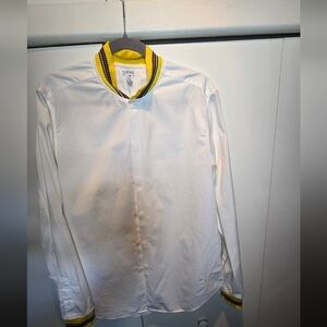 Loewe White Shirt with Yellow Multi  Color Accents